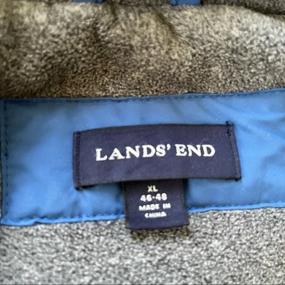 Lands’ End Parka with Detatchable Hood, Windcheck, Thermacheck, and Thermolite